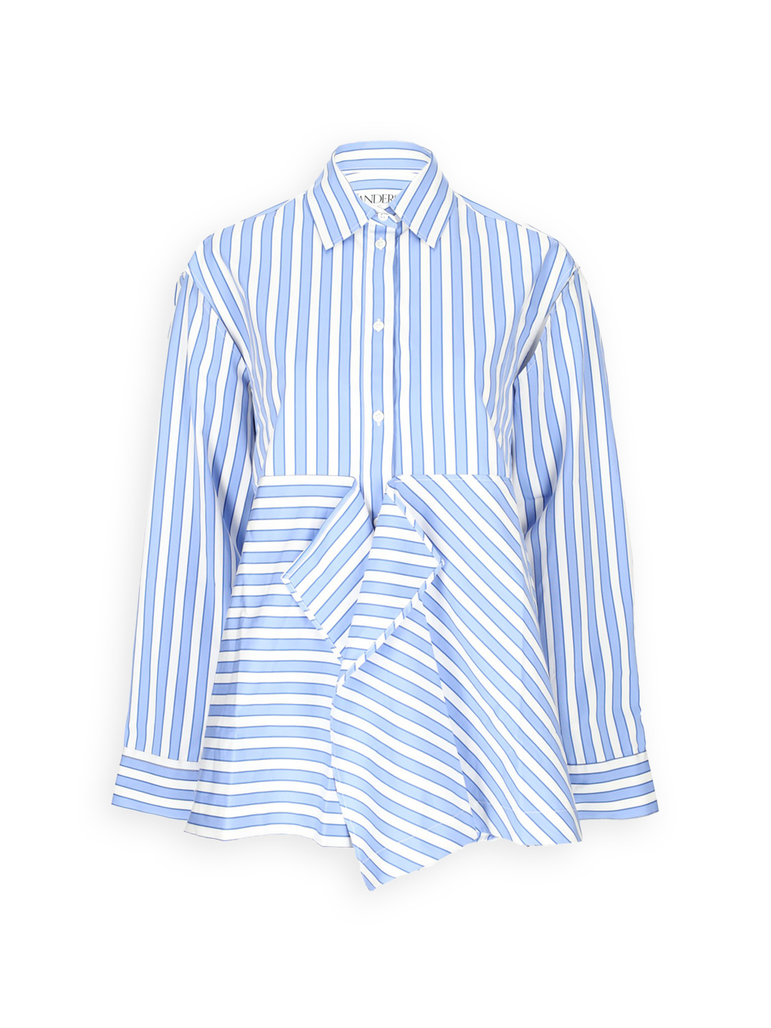 JW Anderson Cotton shirt blouse with layered effects  multi 38