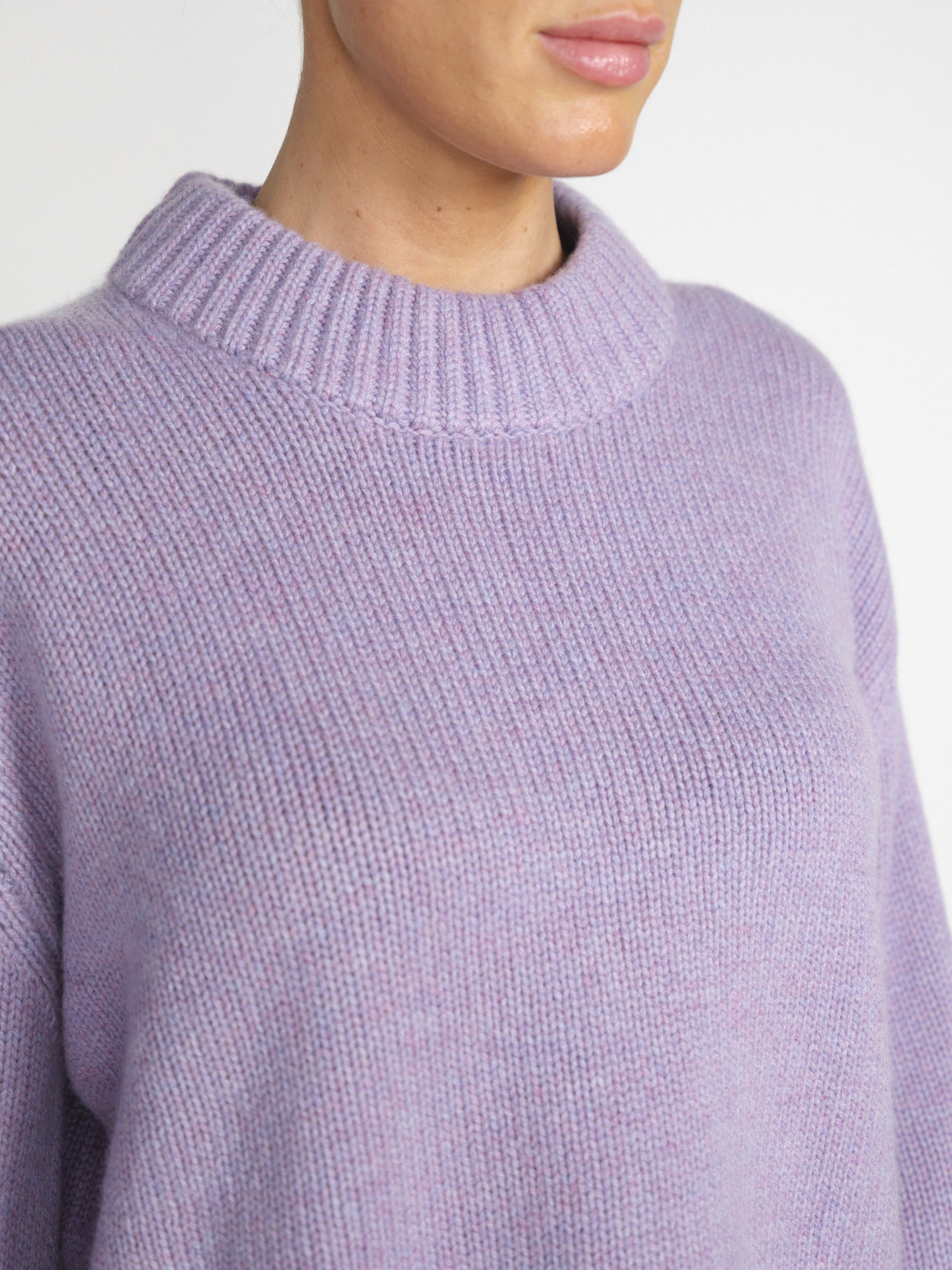 Lisa Yang Sony – Kurzer Cashmere Pullover   lila Taille unique