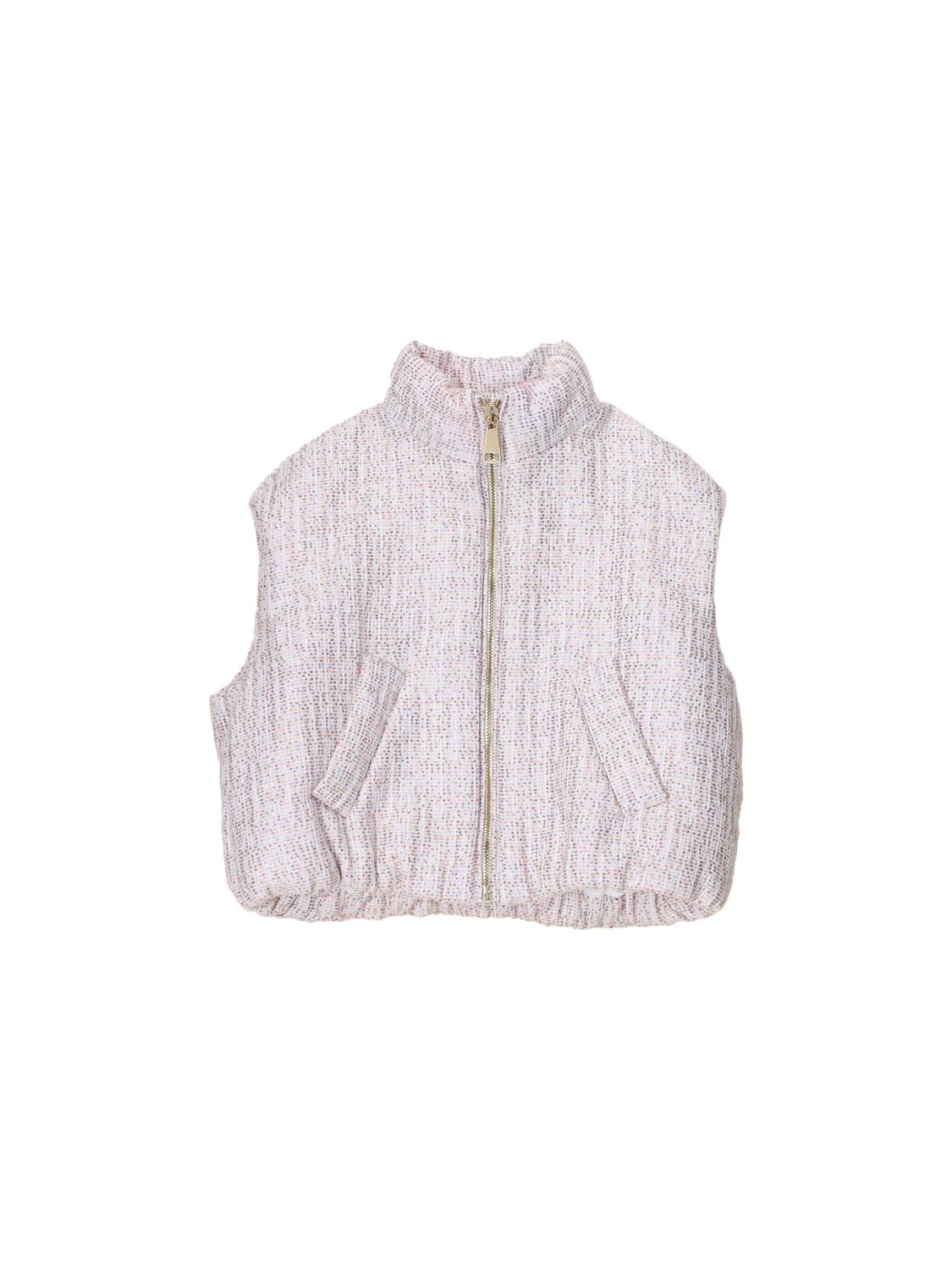 Joy - Gilet cropped con paillettes  