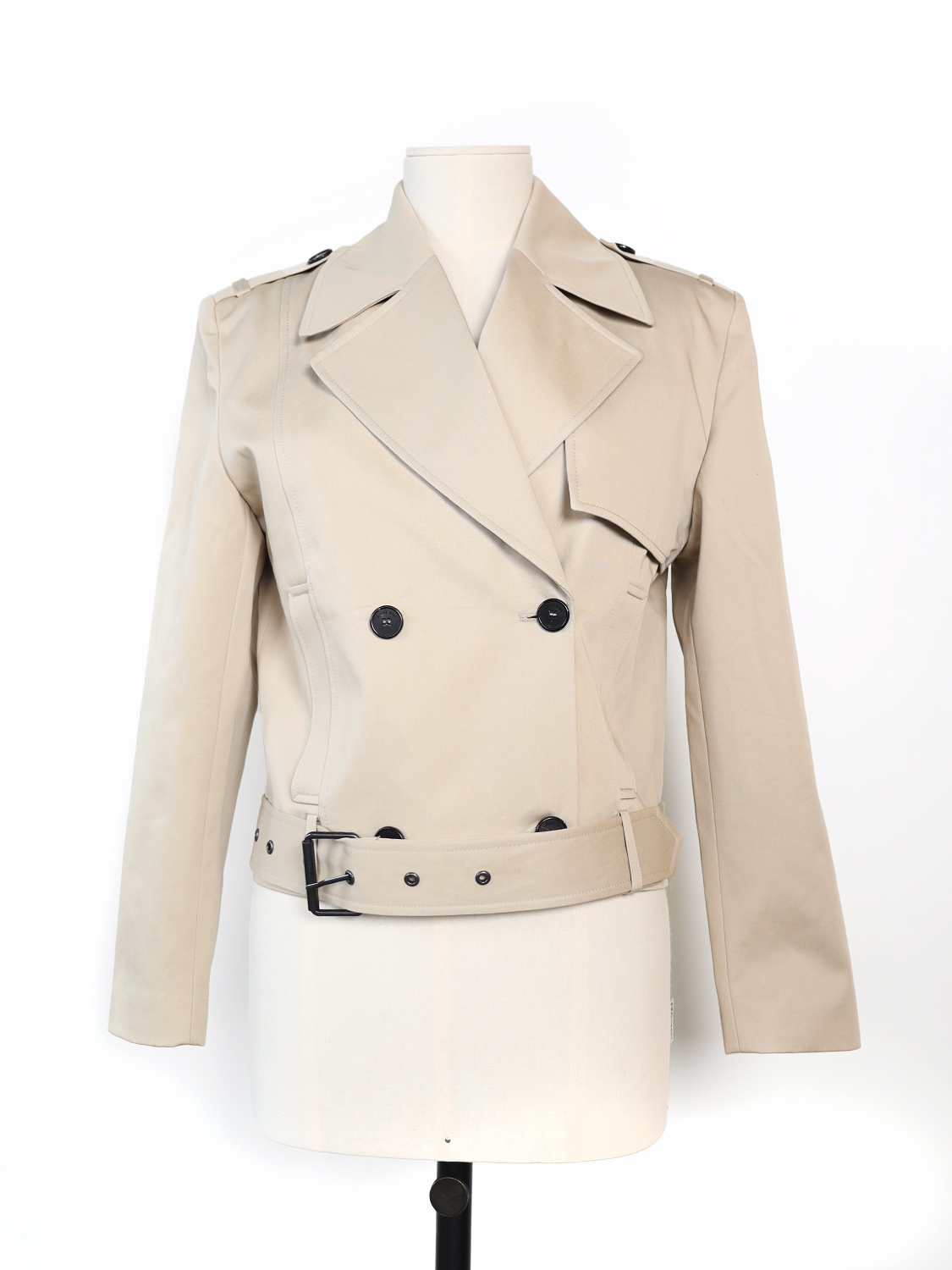 Greer - Shortened jacket in trench coat style