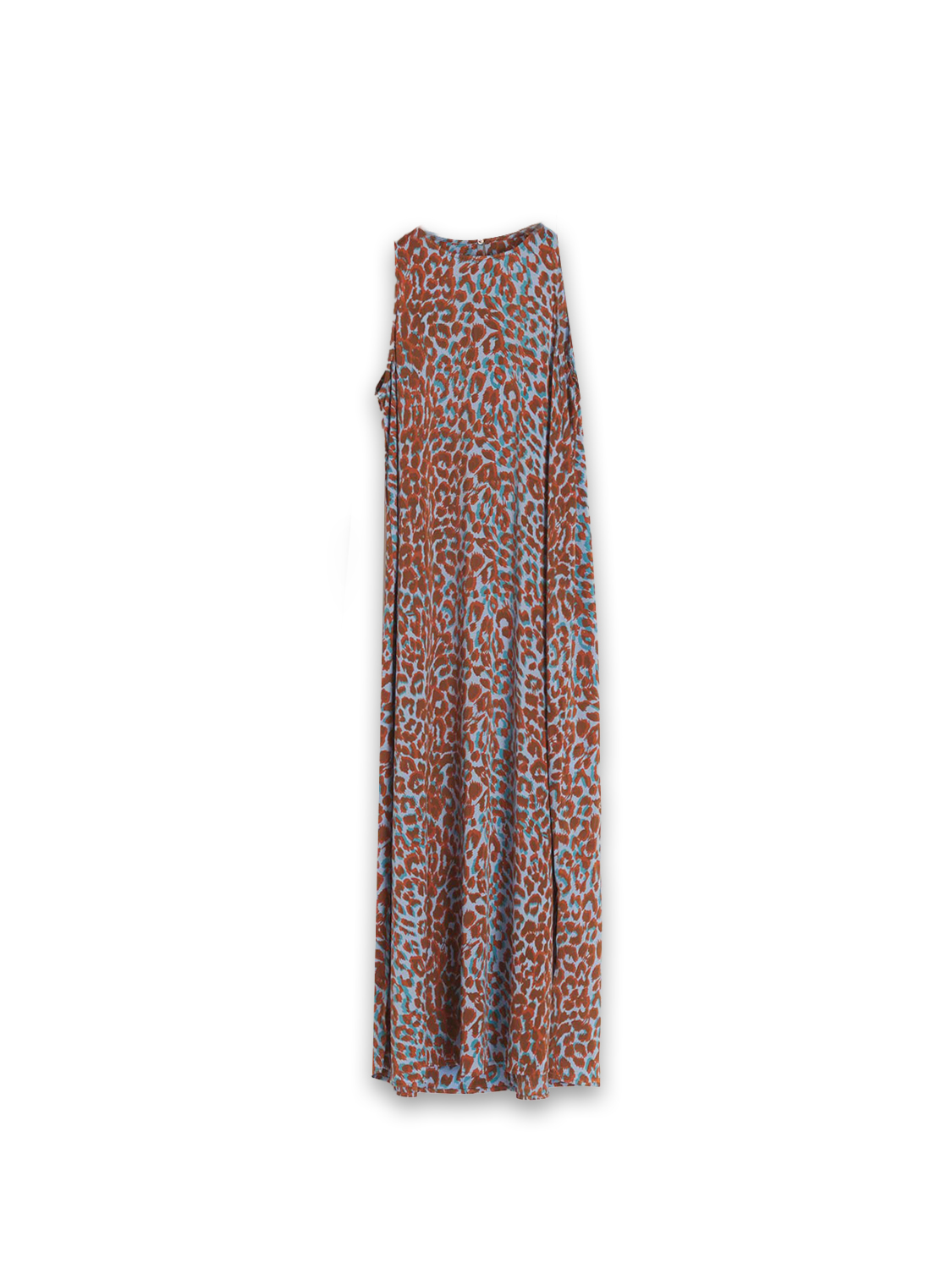 Deporte Cheetah  – Midikleid aus Seide  