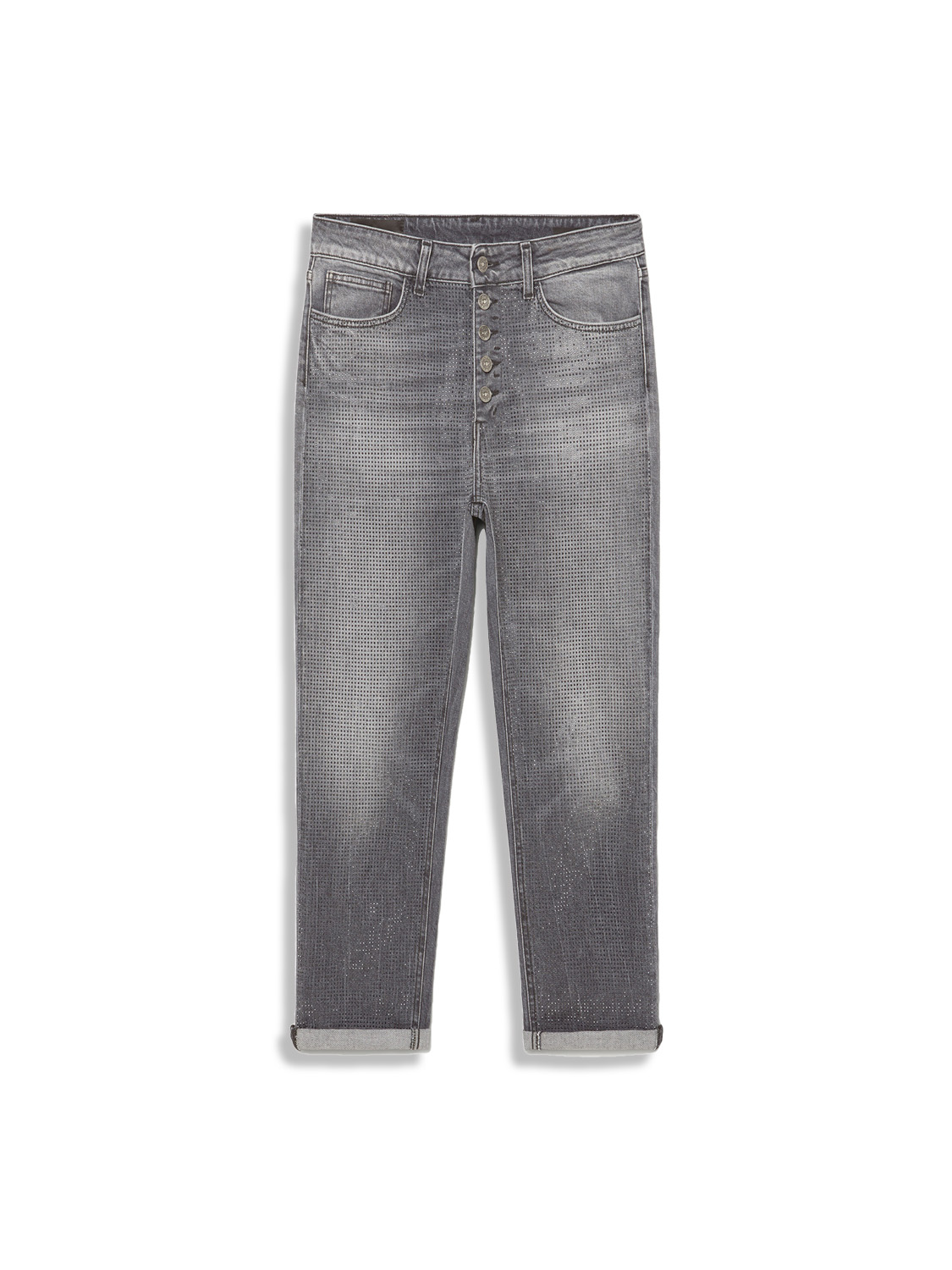 Jeans pants with glitter details