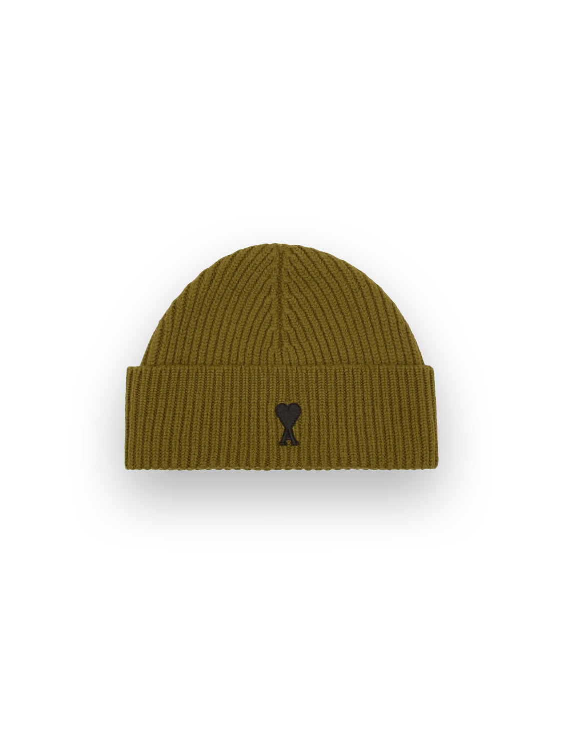 Ami Paris  Ami De Coeur - Beanie khaki One Size