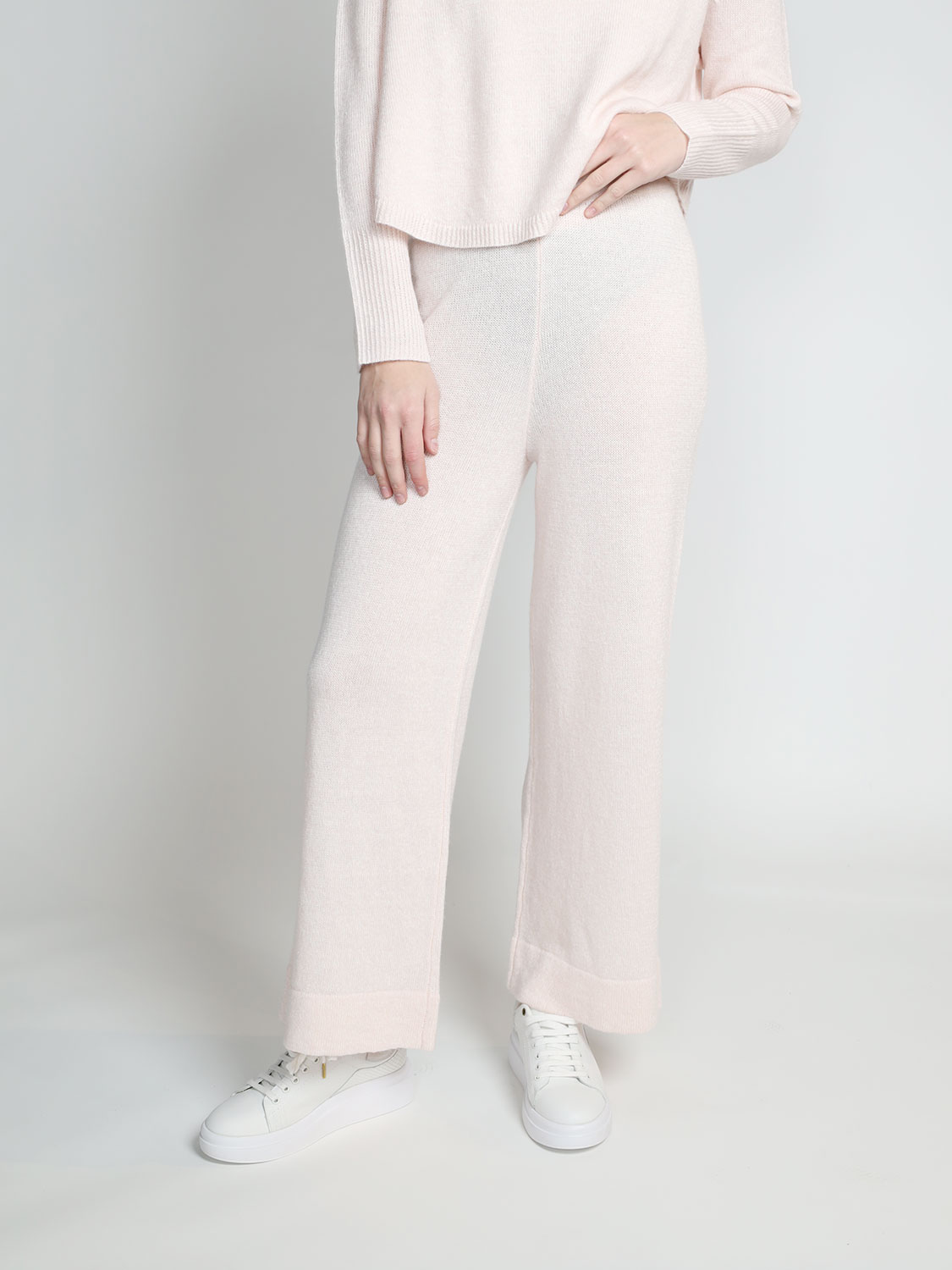 LU Ren Luan- Cashmere blend trousers  rosa XS