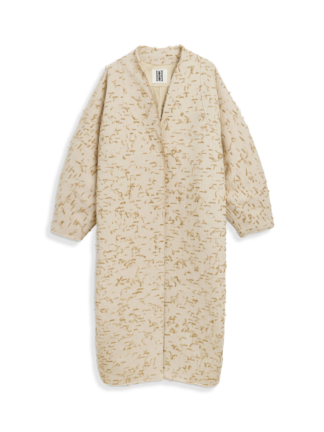 Pomezia - Coat with wool content and structured finish