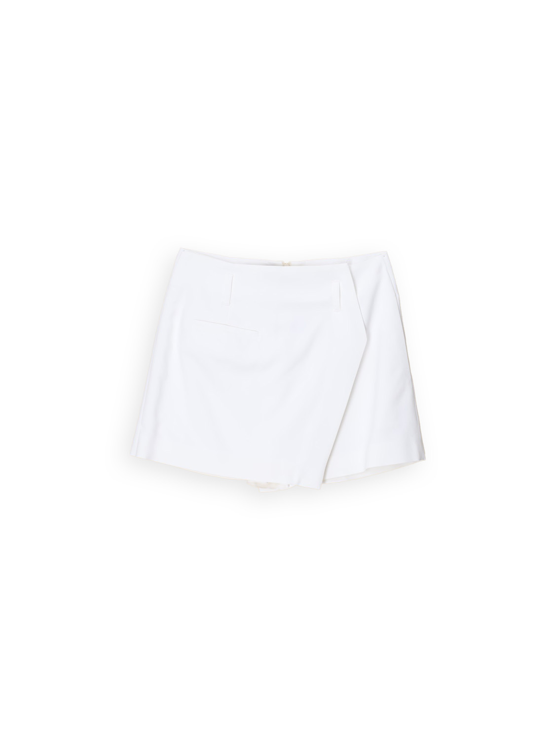 Lorena Antoniazzi Stretchy culottes made from tech fabric  white 36