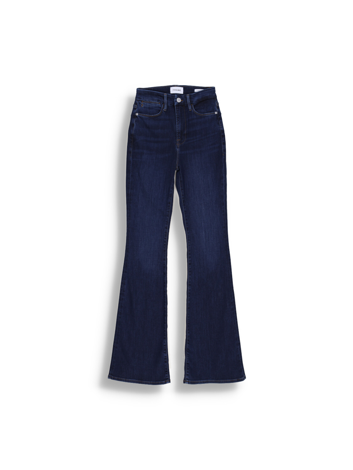 Frame Le Super High Flare - Pantalón vaquero con pernera acampanada azul 26