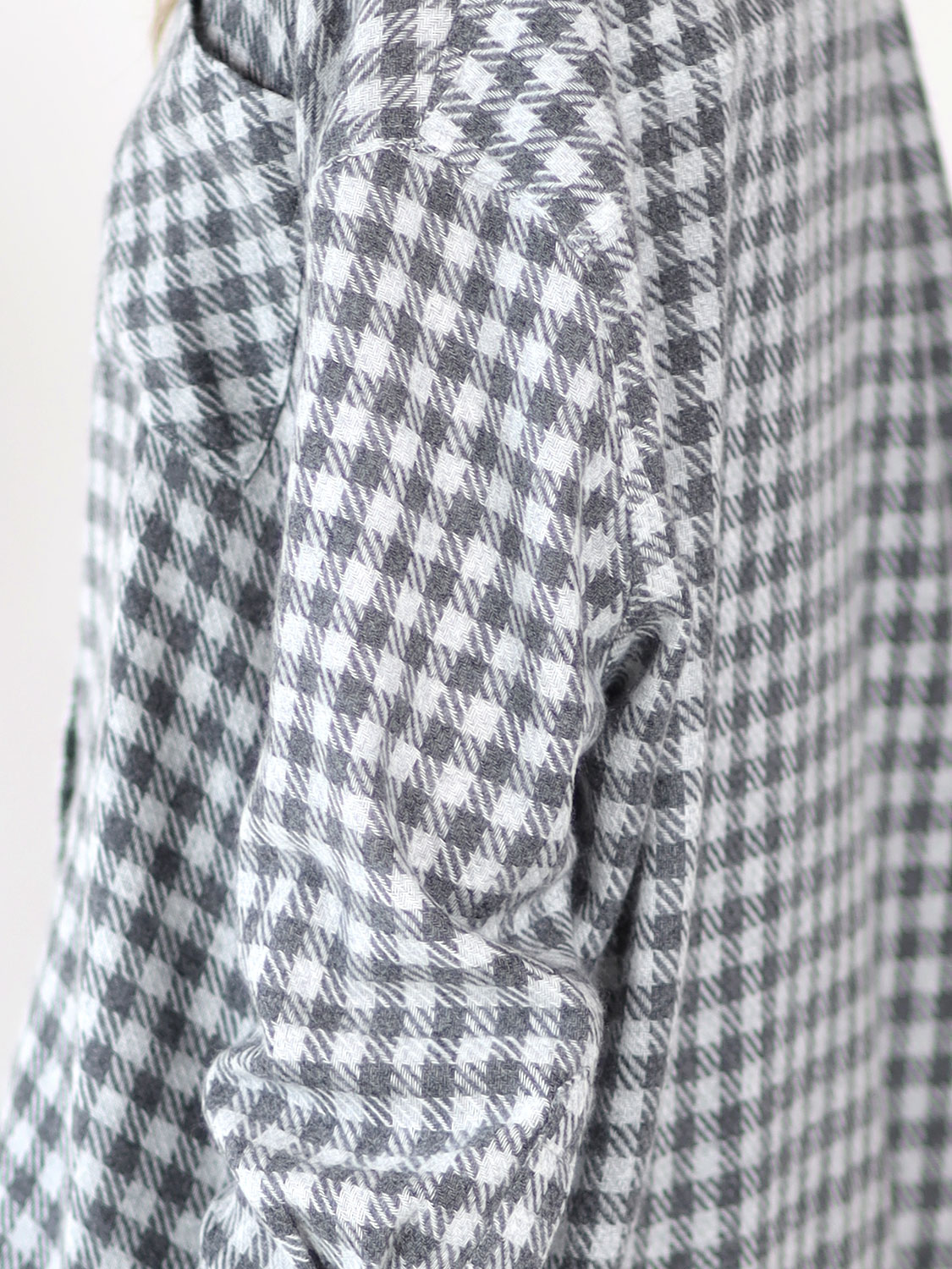 Iris von Arnim Nessa – Checkered Shirt 36 anthrazit