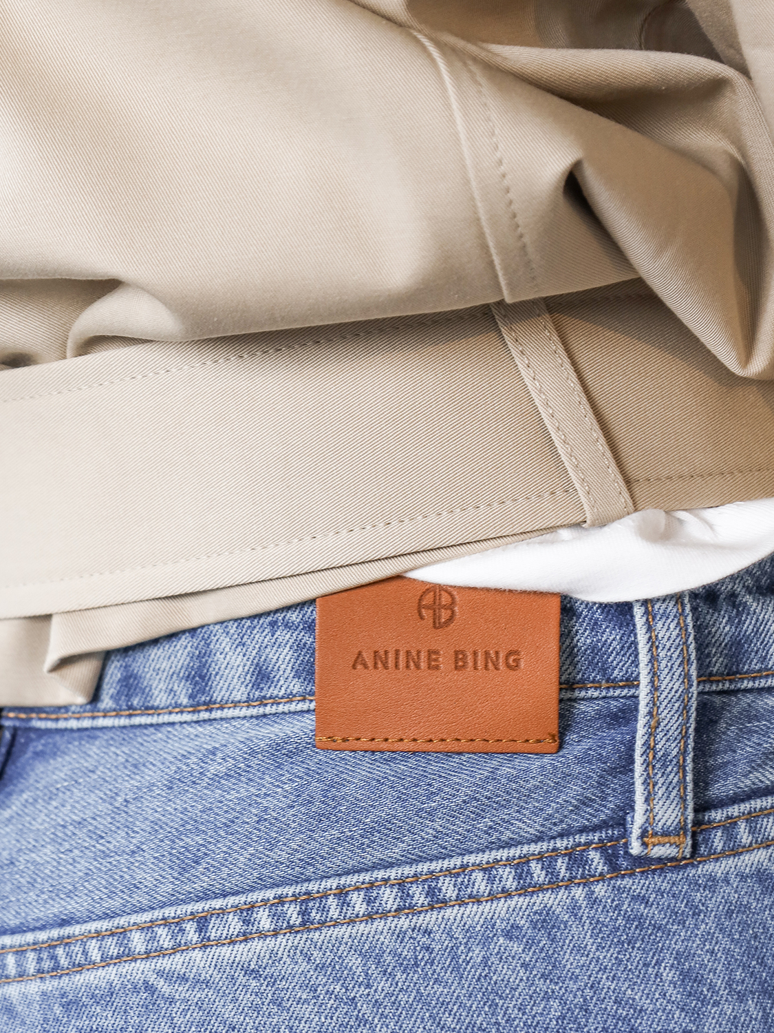 Anine Bing Hugh – Highwaist Jeans  blau 25