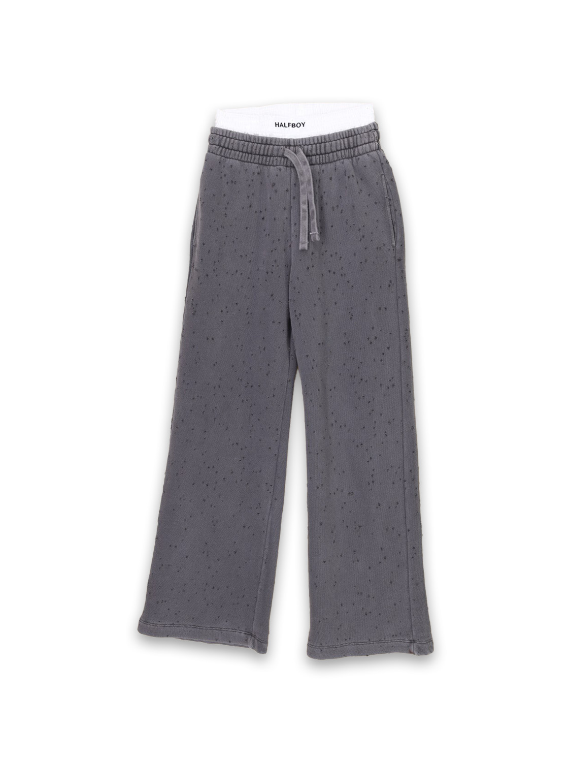 Halfboy Jogger - Jogging pants with wide leg   grey XS