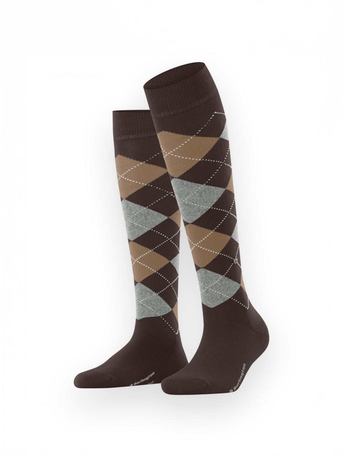 Burlington Marylebone – Knee-high socks brown 36/41