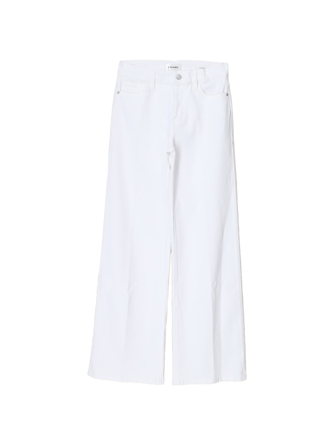 Frame Le Slim Palazzo - Jeans dritti in cotone   bianco 27