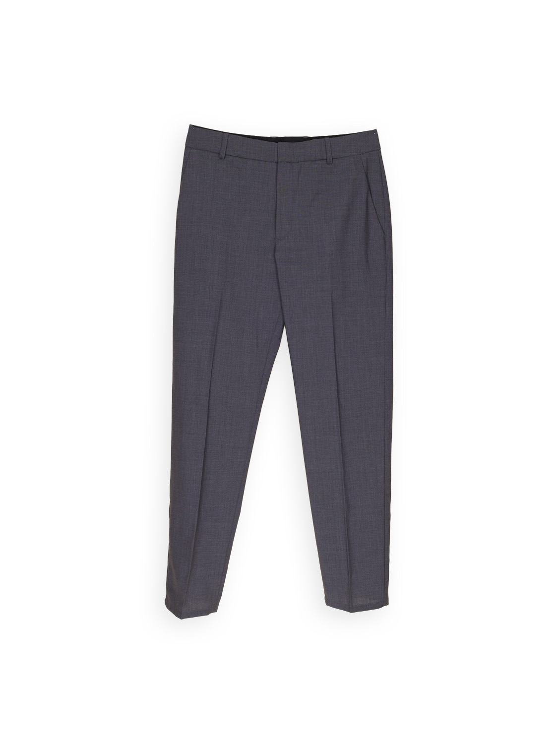 Pleated trousers made of virgin wool 