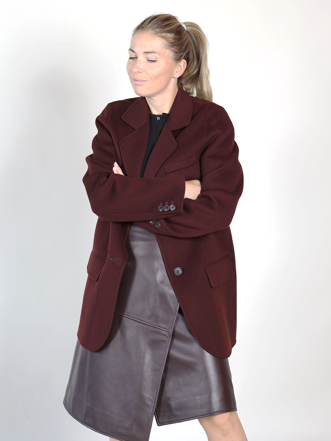 Arma Luna – Wollblazer  bordeaux  34
