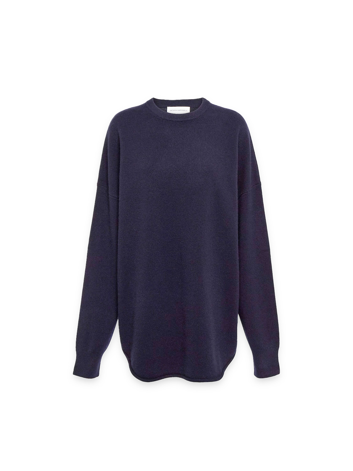 Extreme Cashmere N° 53 CREW HOP - OVERSIZED CASHMERE JUMPER navy One Size