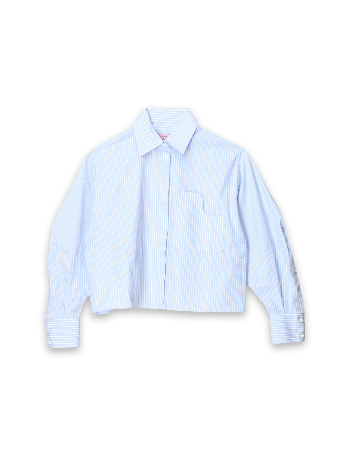Cuantico Soho - Bluse aus Baumwolle blau XS/S