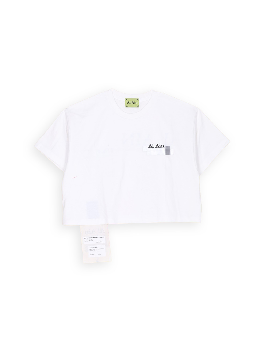 Al Ain Cropped T-Shirt mit Muster  blanco S/M