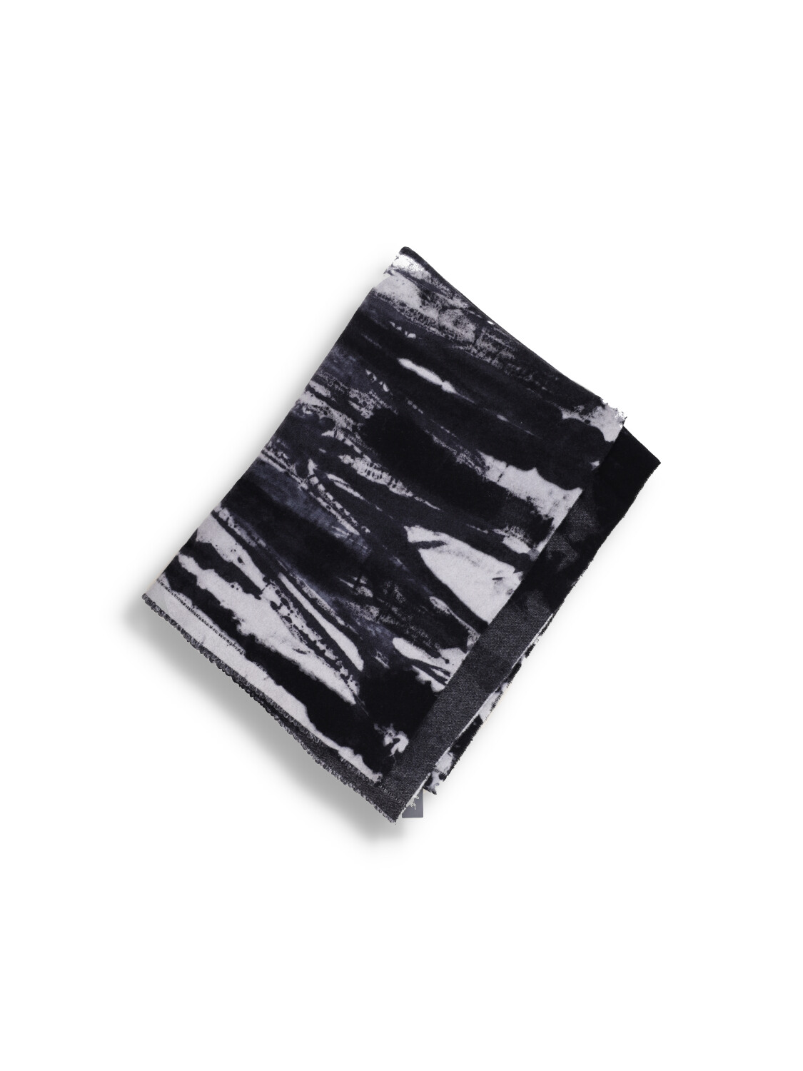 Faliero Sarti Plaid Norvy - Echarpe rectangulaire à motifs en laine et cachemire schwarz Taille unique