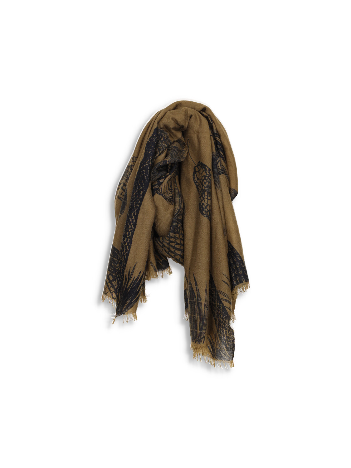 Bon Garden - Rectangular cashmere scarf 