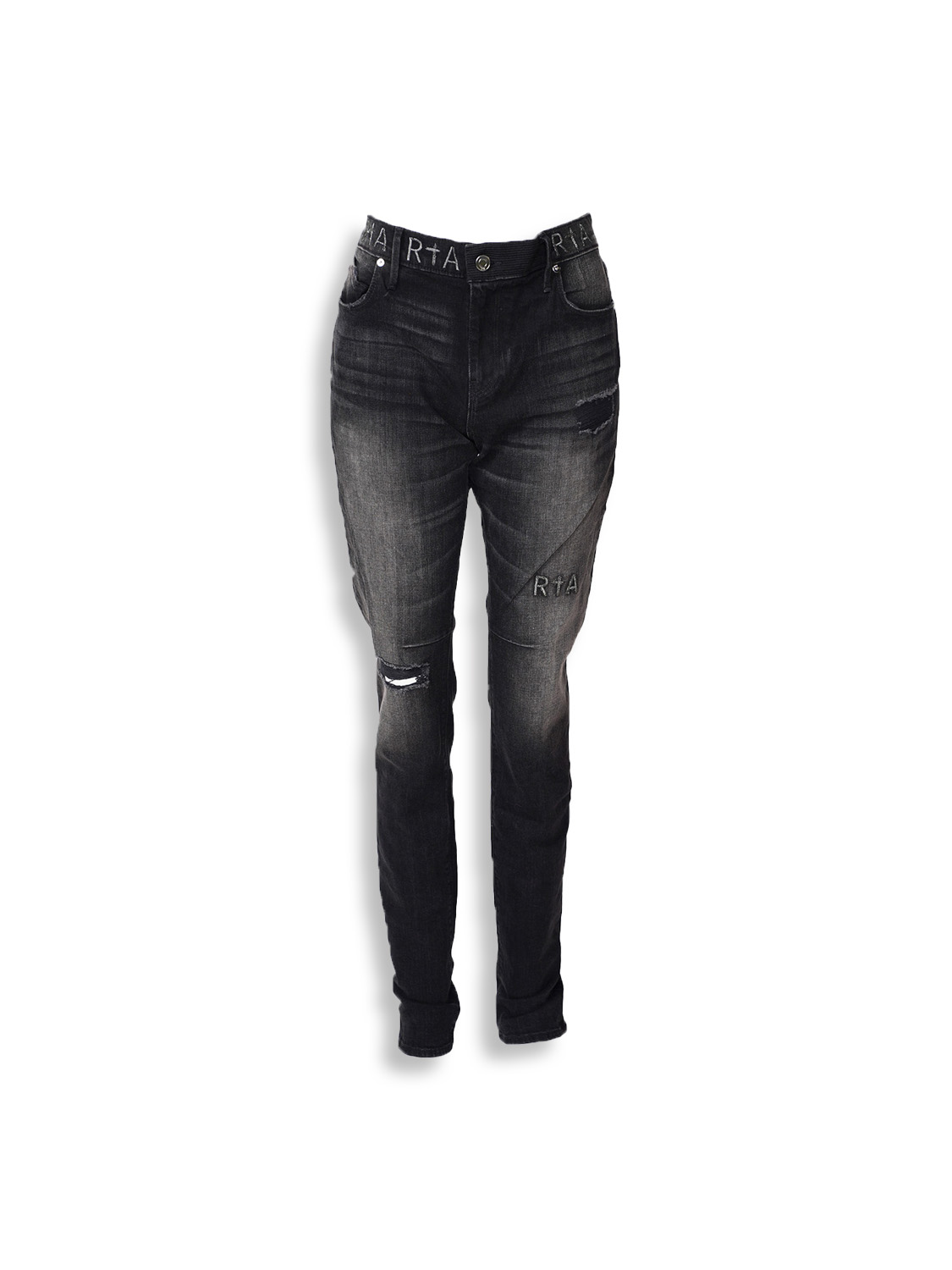 RtA Classic Pintuck - Pantalon en jean  gris 31