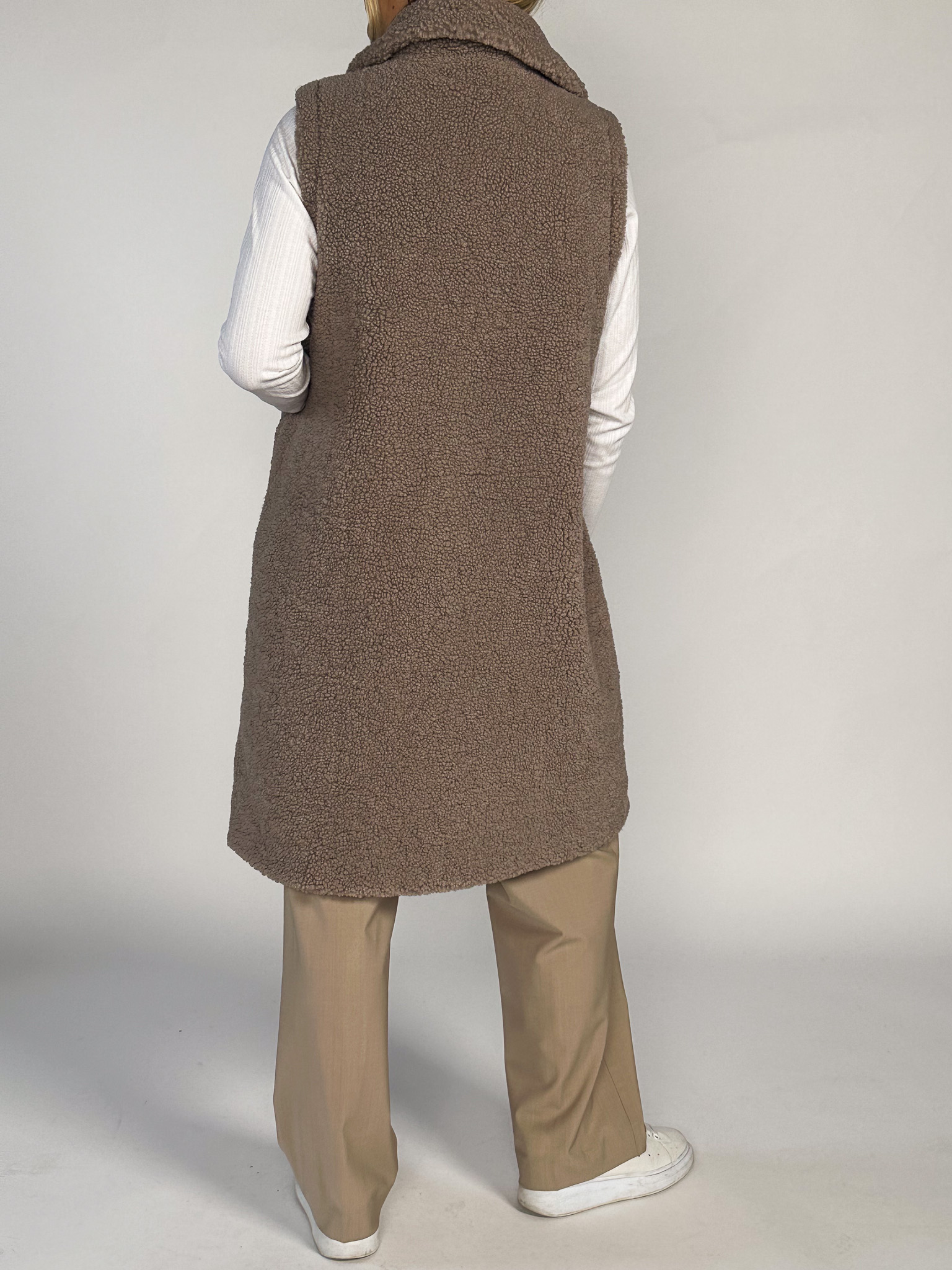 Teddy fur vest hotsell