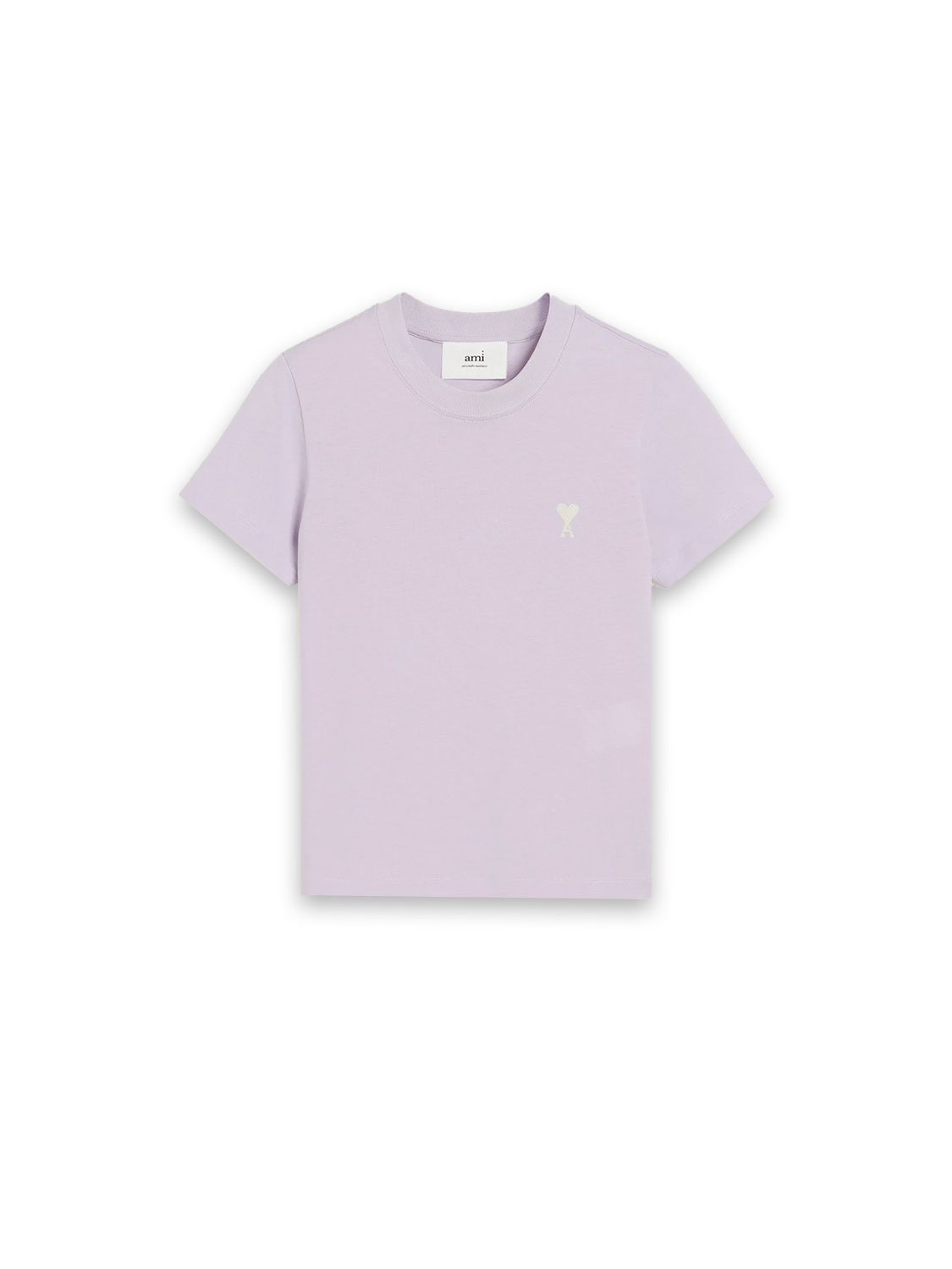Ami Paris  Cropped Shirt mit Logo-detail   flieder S
