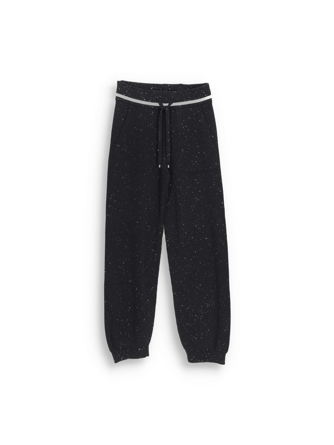 Virgin wool pants with sequins 