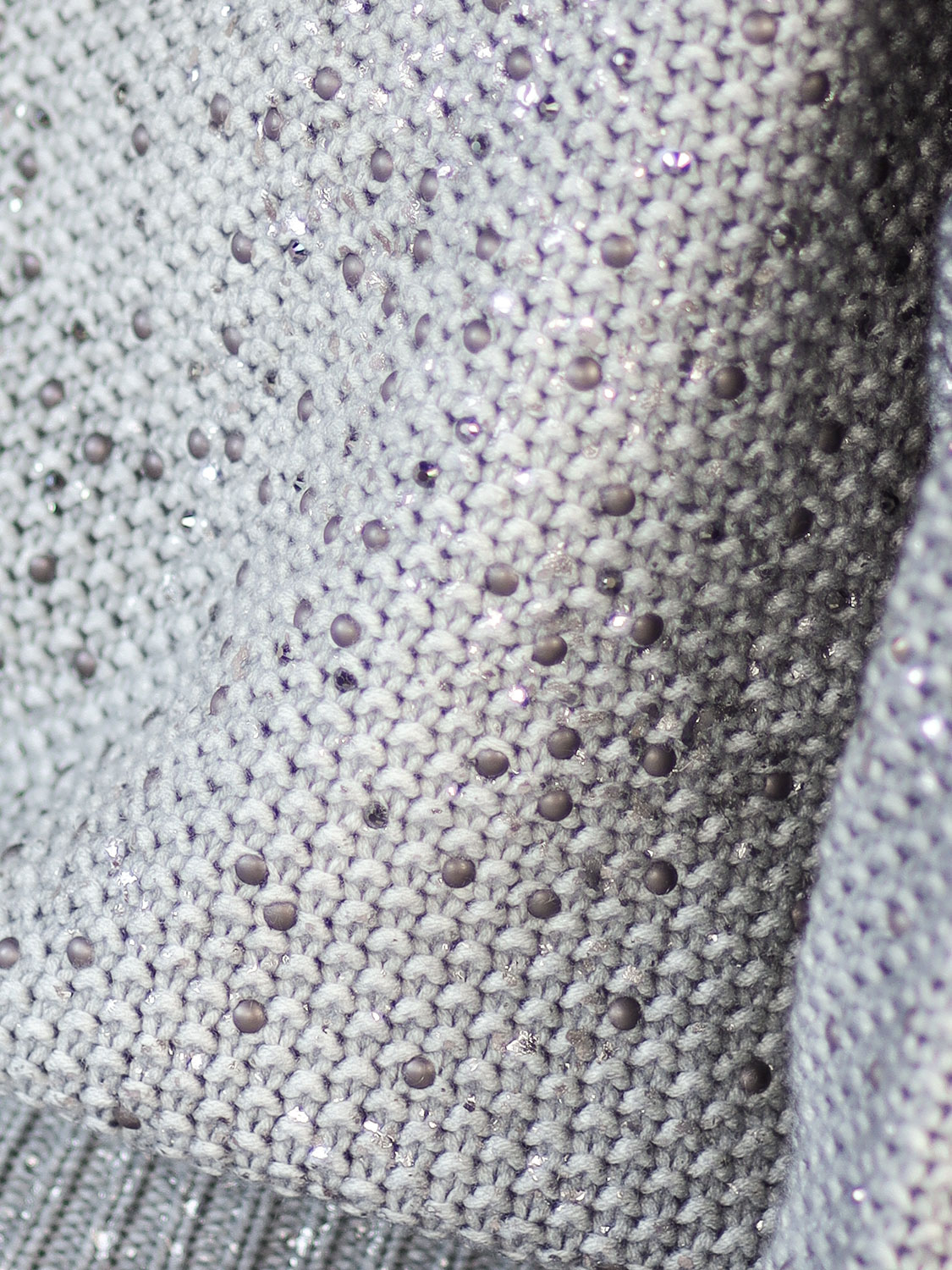 Avant Toi Turtleneck sweater with glitter details green XS Avant Toi Turtleneck sweater with glitter details green XS