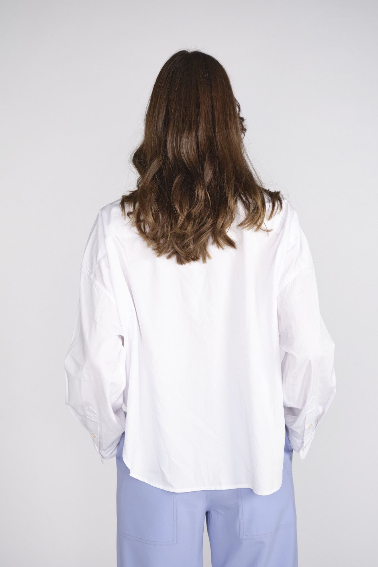 Blusa cuello 2025 caido