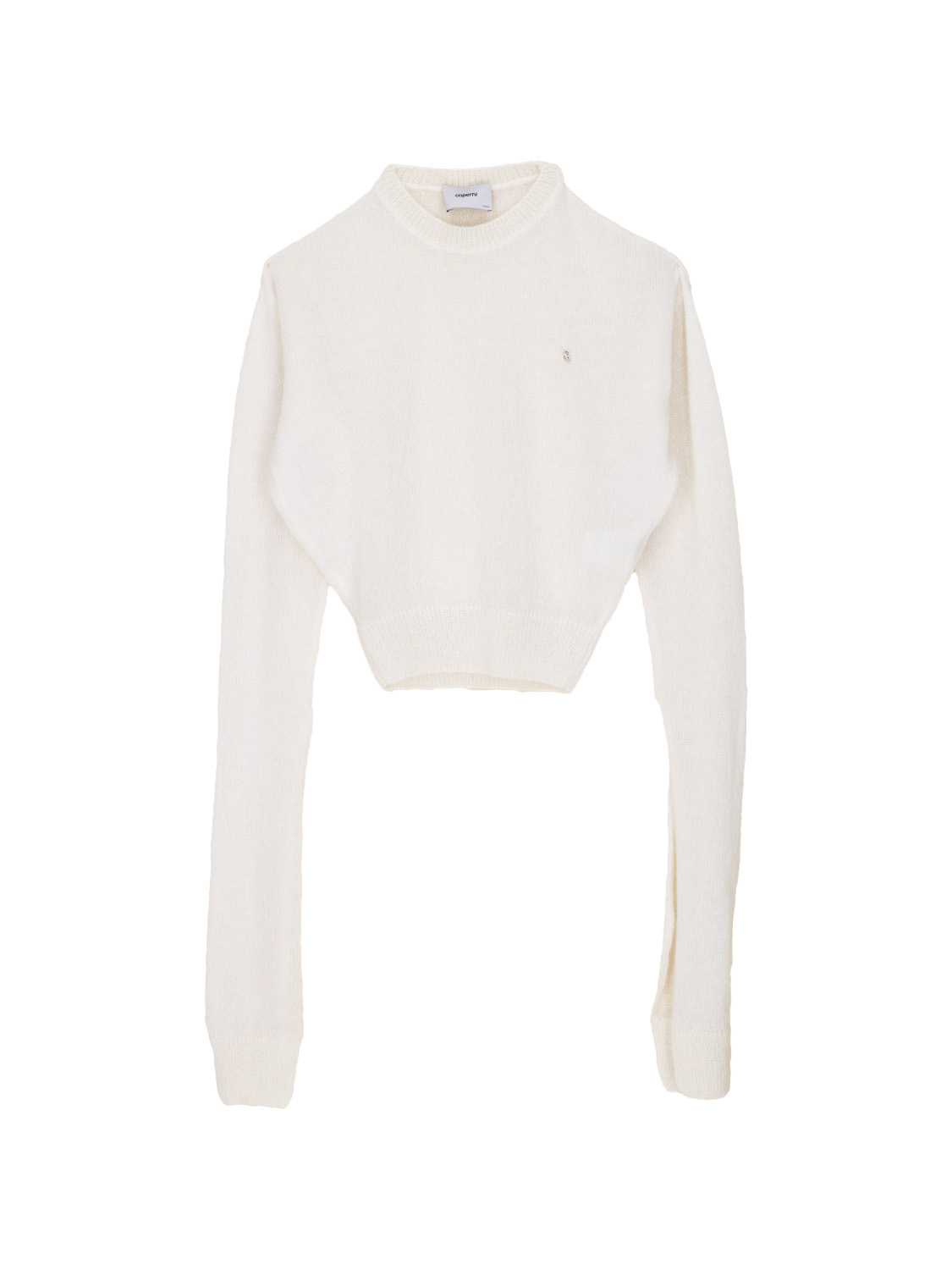 Coperni Knitted sweater with knotted sleeves  creme XS