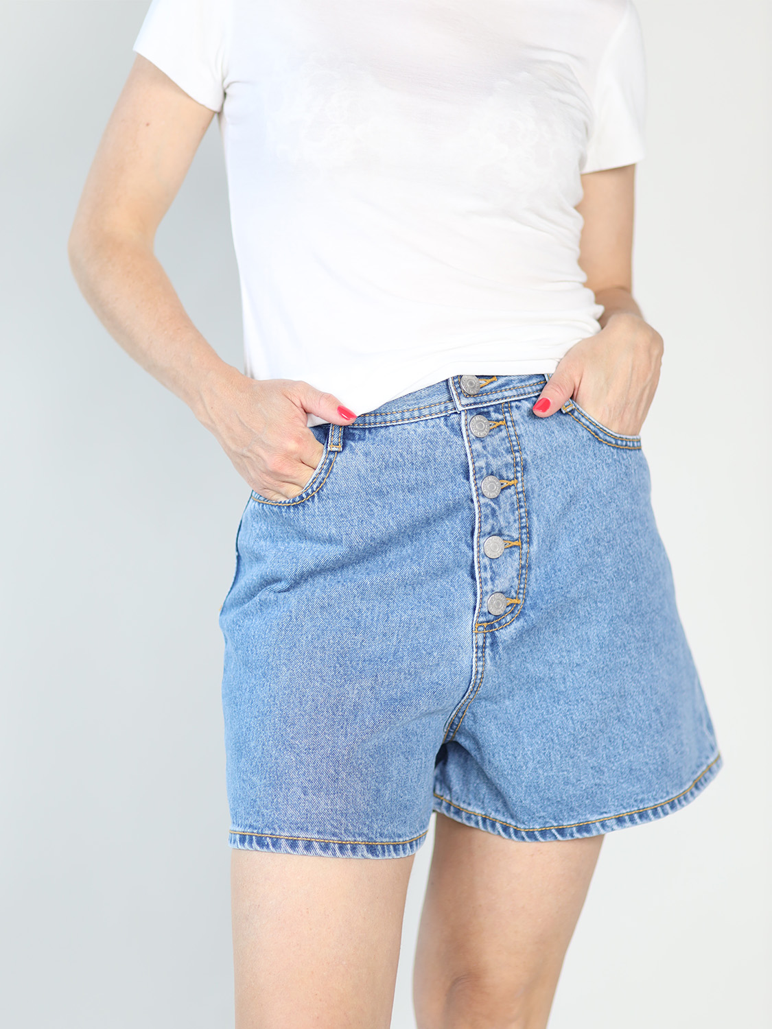 Alemais Stephi – Denim Shorts blue 34