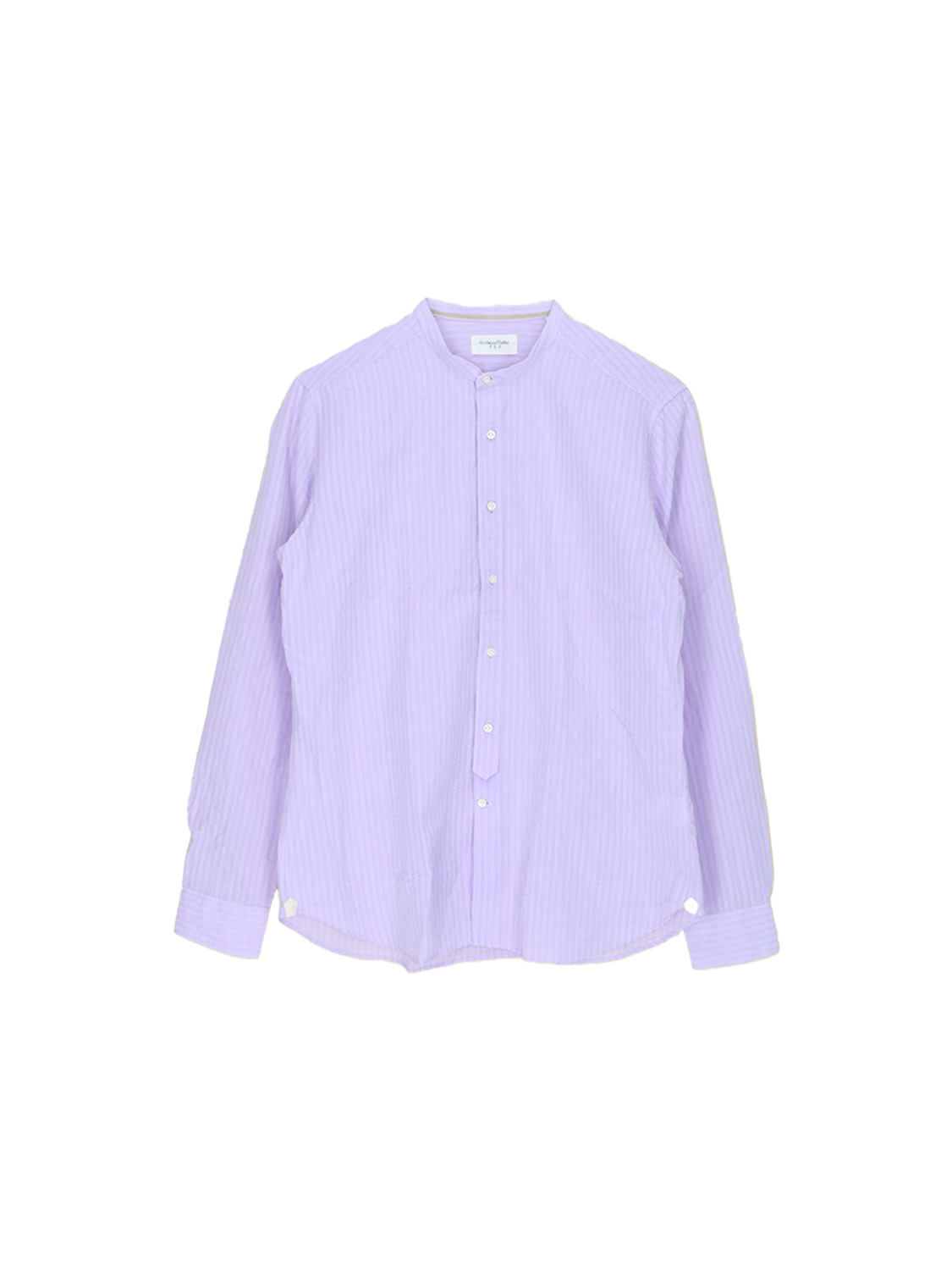 Tintoria Mattei 954 Cotton and linen shirt  lila 40