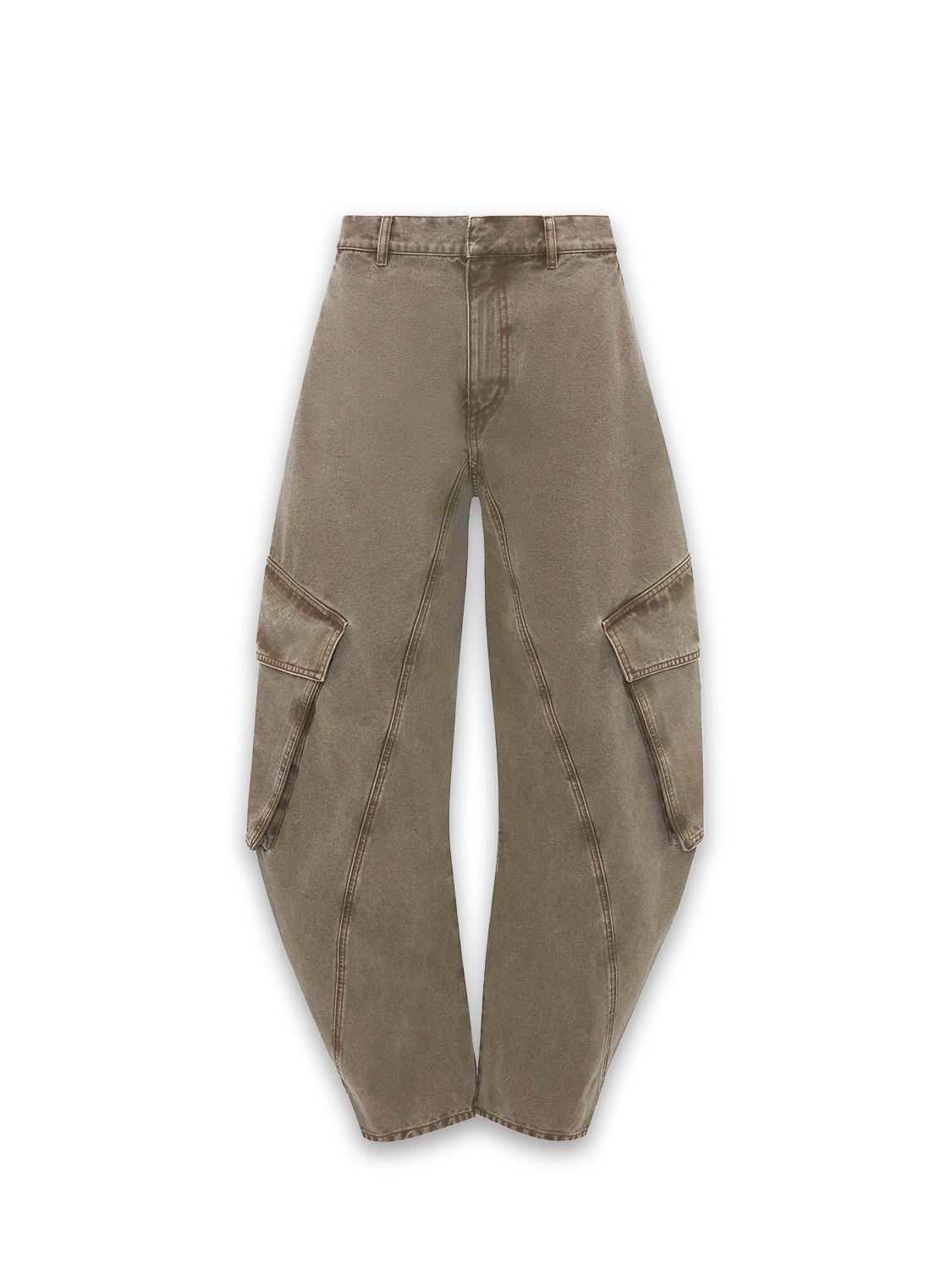 JW Anderson Twisted Cargo - Cotton cargo pants khaki 26