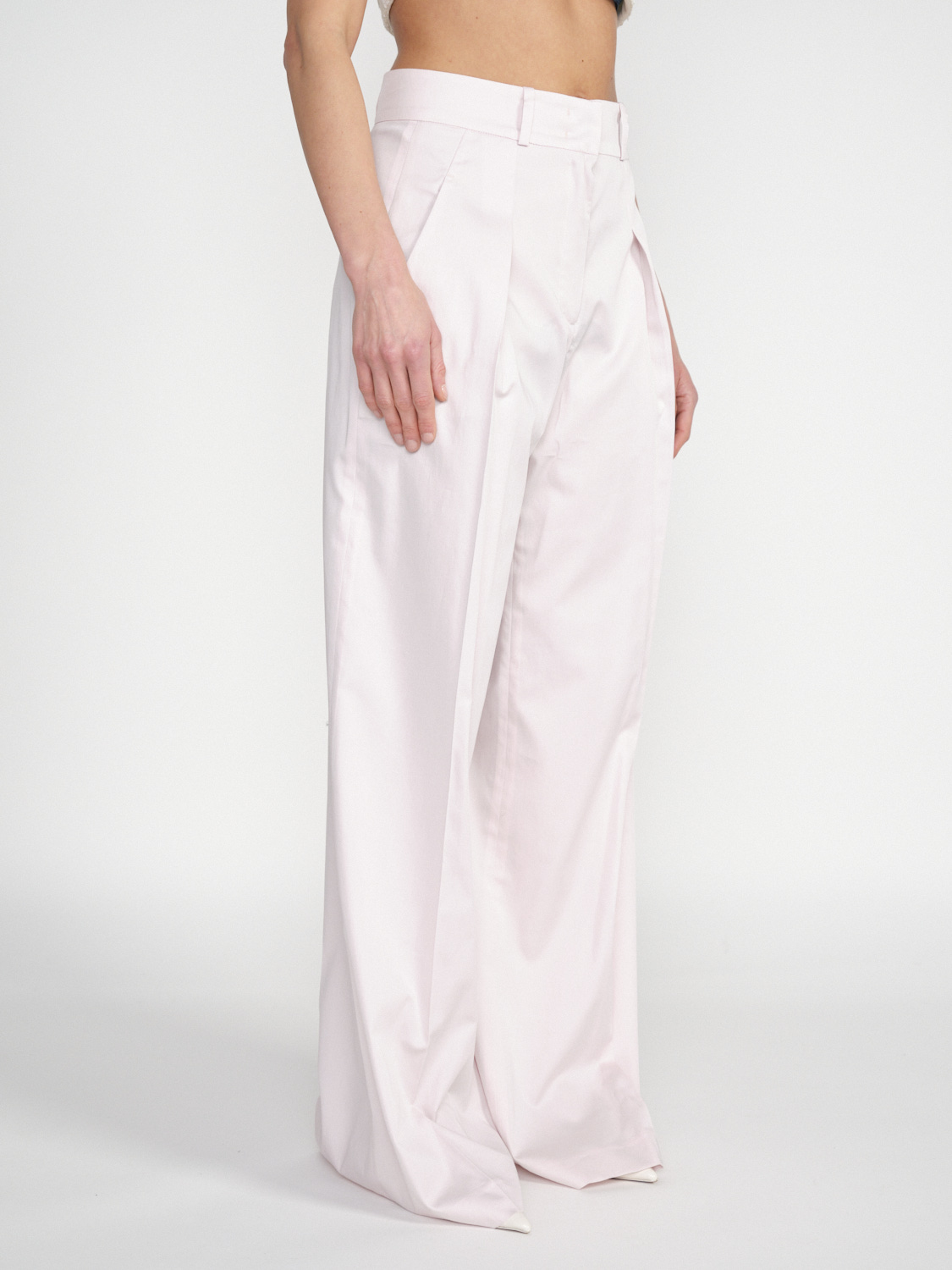 Sly010 Flora - Pantaloni a gamba larga rosa 36