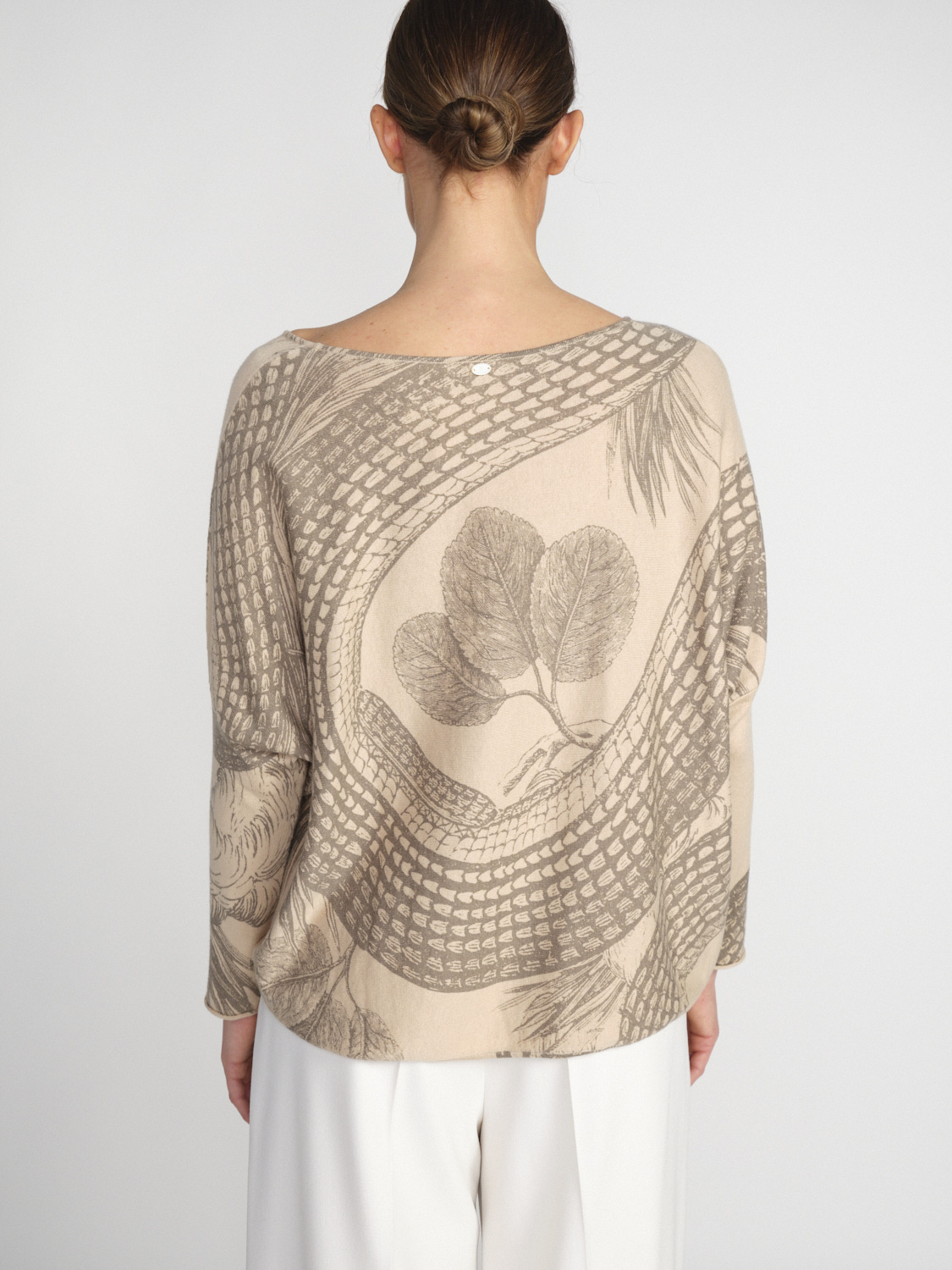 friendly hunting Imara Brighton - Lightweight sweater made from a cotton-cashmere blend  beige XS