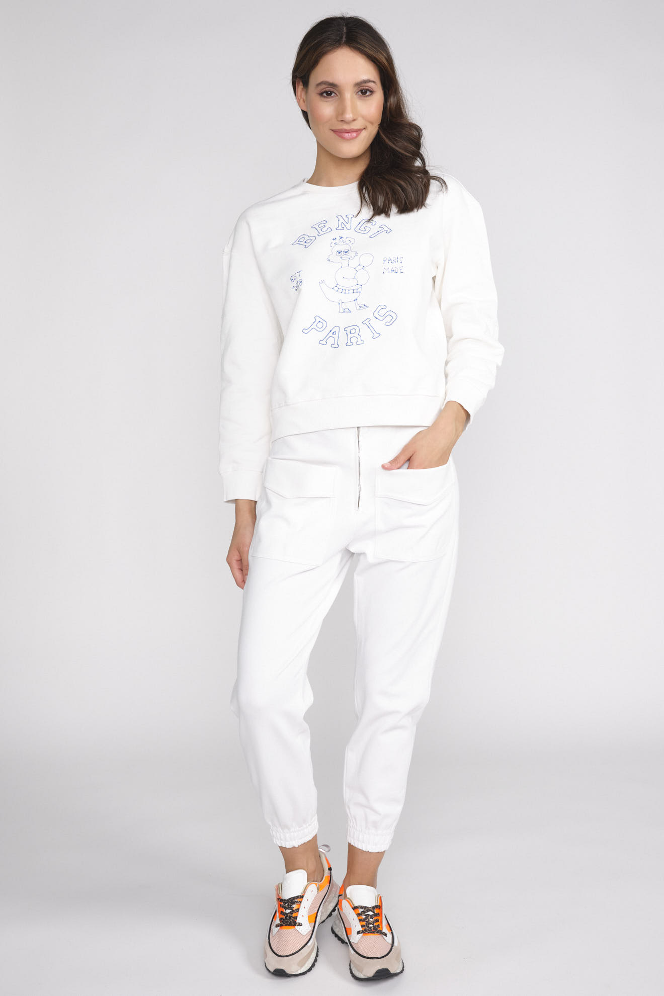 BENGT PARIS Boxer – Sweatshirt mit Stickerei aus Baumwolle - Style it BENGT PARIS Boxer – Sweatshirt mit Stickerei aus Baumwolle - Style it