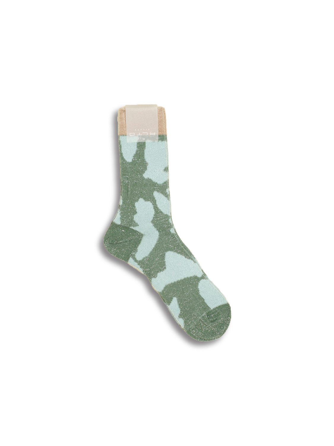  Amelia Corto - Socks with patch design