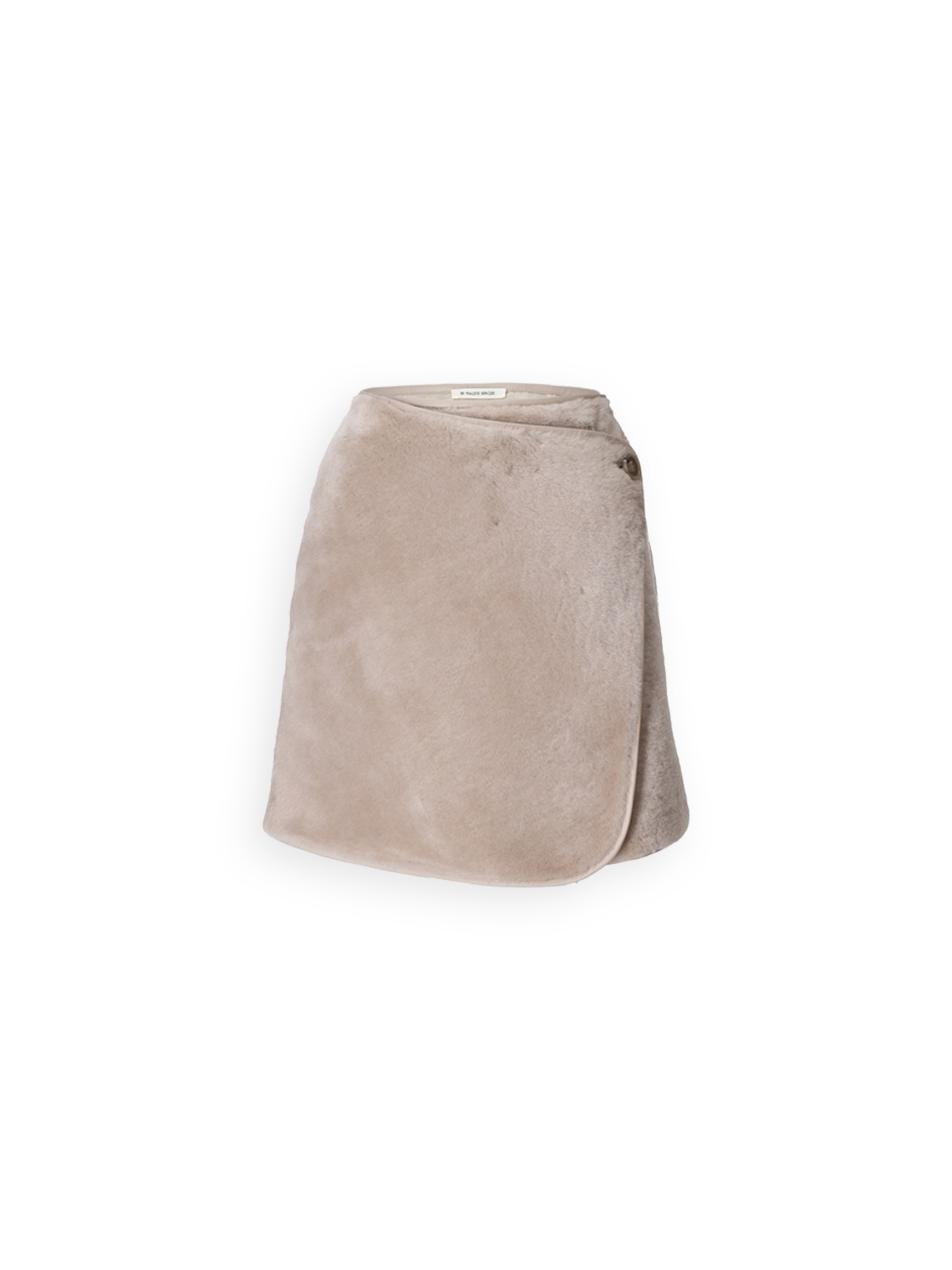 Chani – wrapped lambskin mini skirt 
