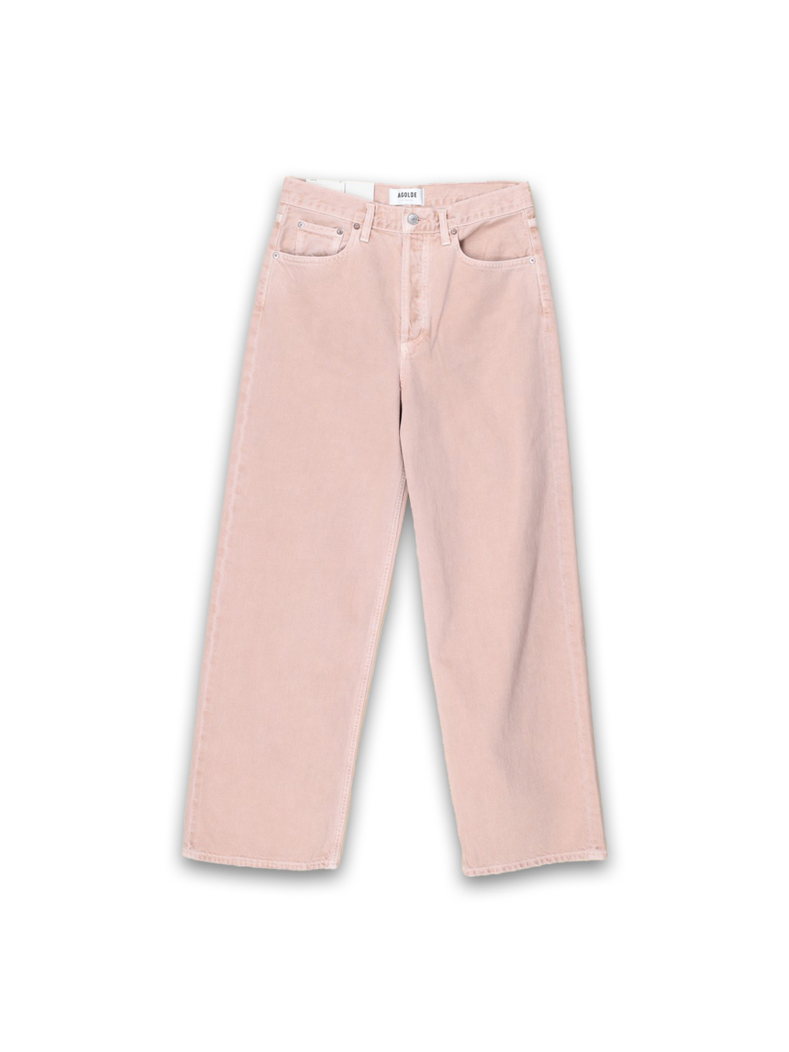 Agolde Jeans Baggy a vita bassa e dal taglio rilassato   rosa 24
