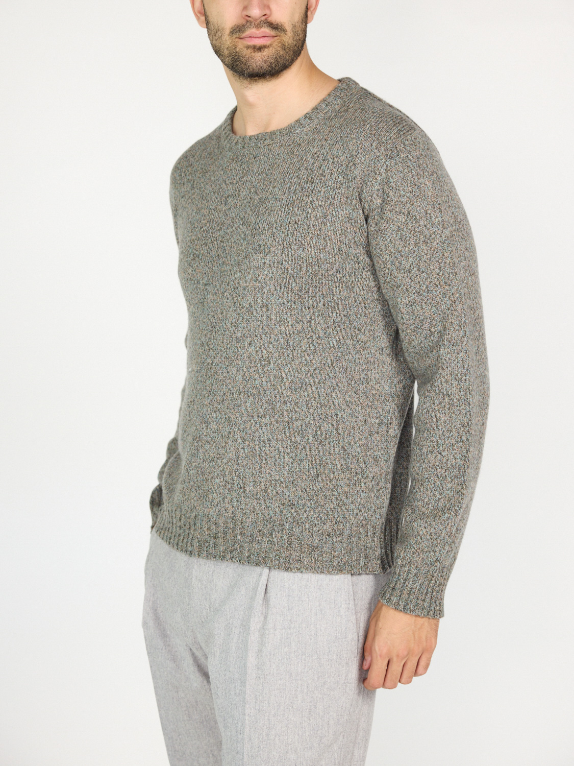 Stephan Boya Michael - Pullover aus Cashmere grau XL