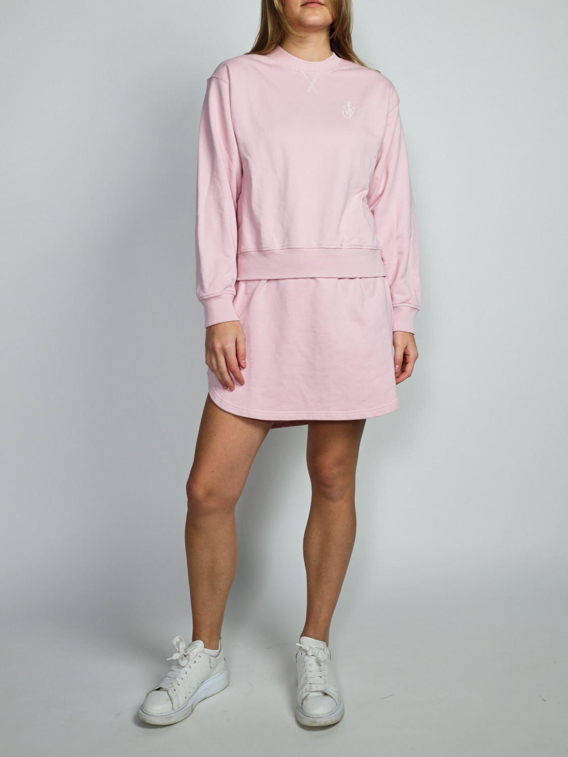 JW Anderson Layered sweatshirt mini dress rosa S JW Anderson Layered sweatshirt mini dress rosa S