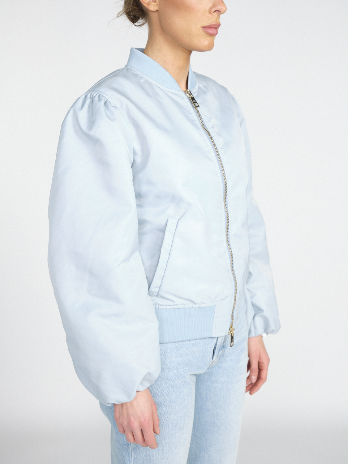 Bazar Deluxe Classic bomber jacket made from tech fabric  mint XS/S