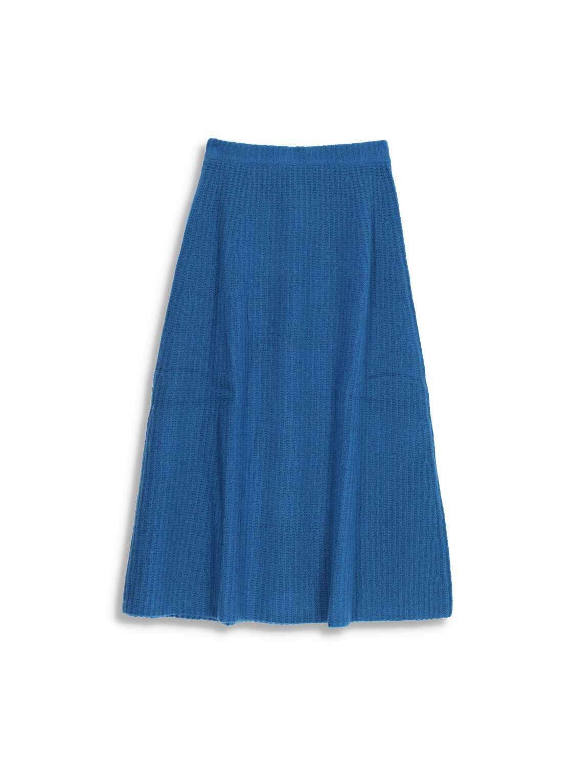 LU Ren Fay - Midi skirt with elastic waistband in cashmere blue XS