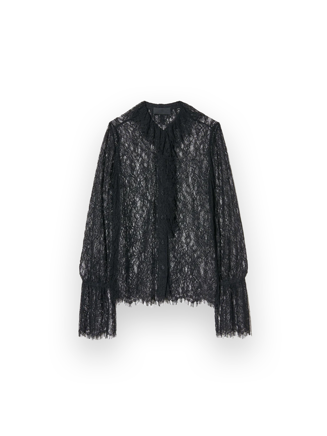 Cecily – Durchlässige Spitzenbluse  