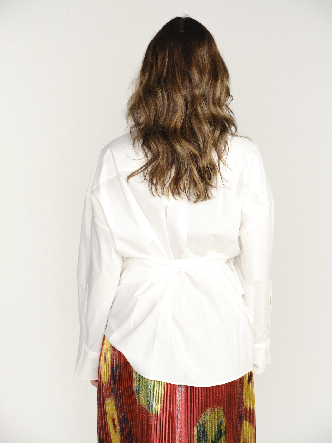 Dorothee Schumacher Poplin - Classic blouse with tie detail white 34