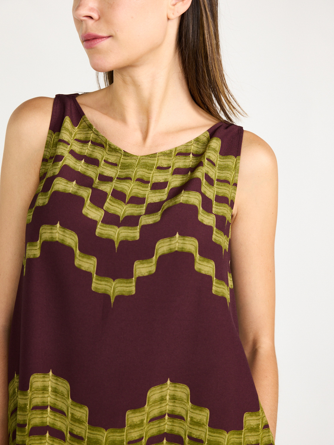 Odeeh Top mit graphischem Print bordeaux 38 Odeeh Top mit graphischem Print bordeaux 38