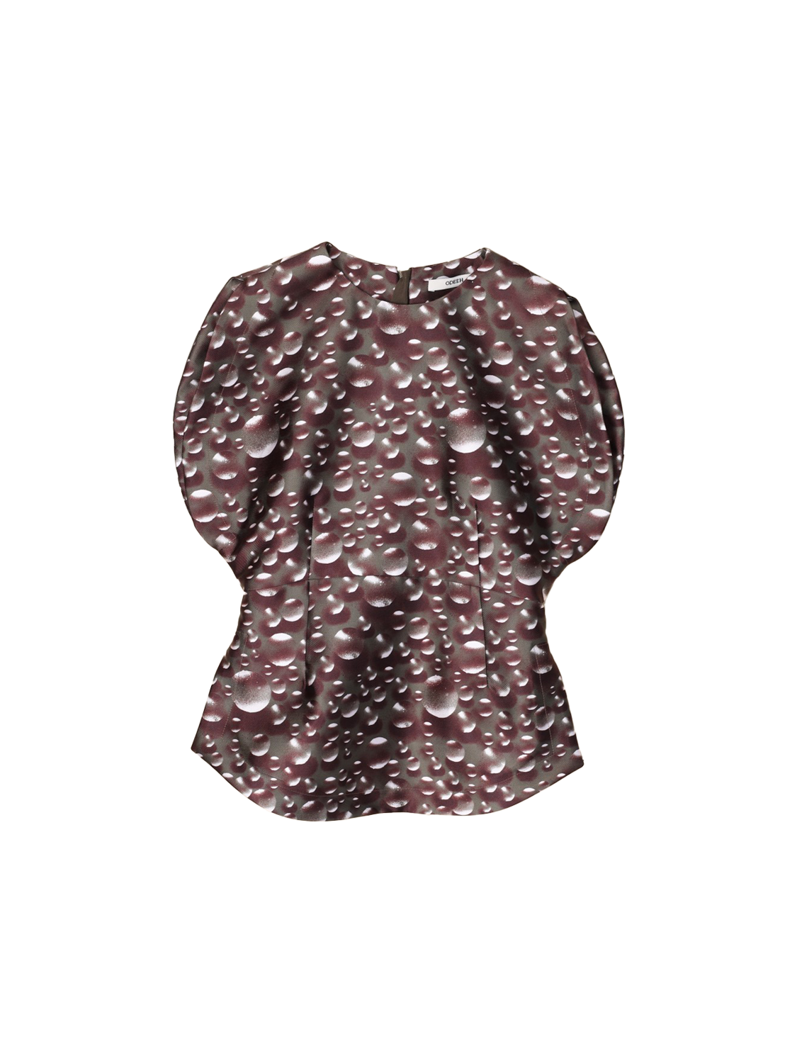Odeeh Ballon-Bluse mit Tropfen-Design   mehrfarbig 34