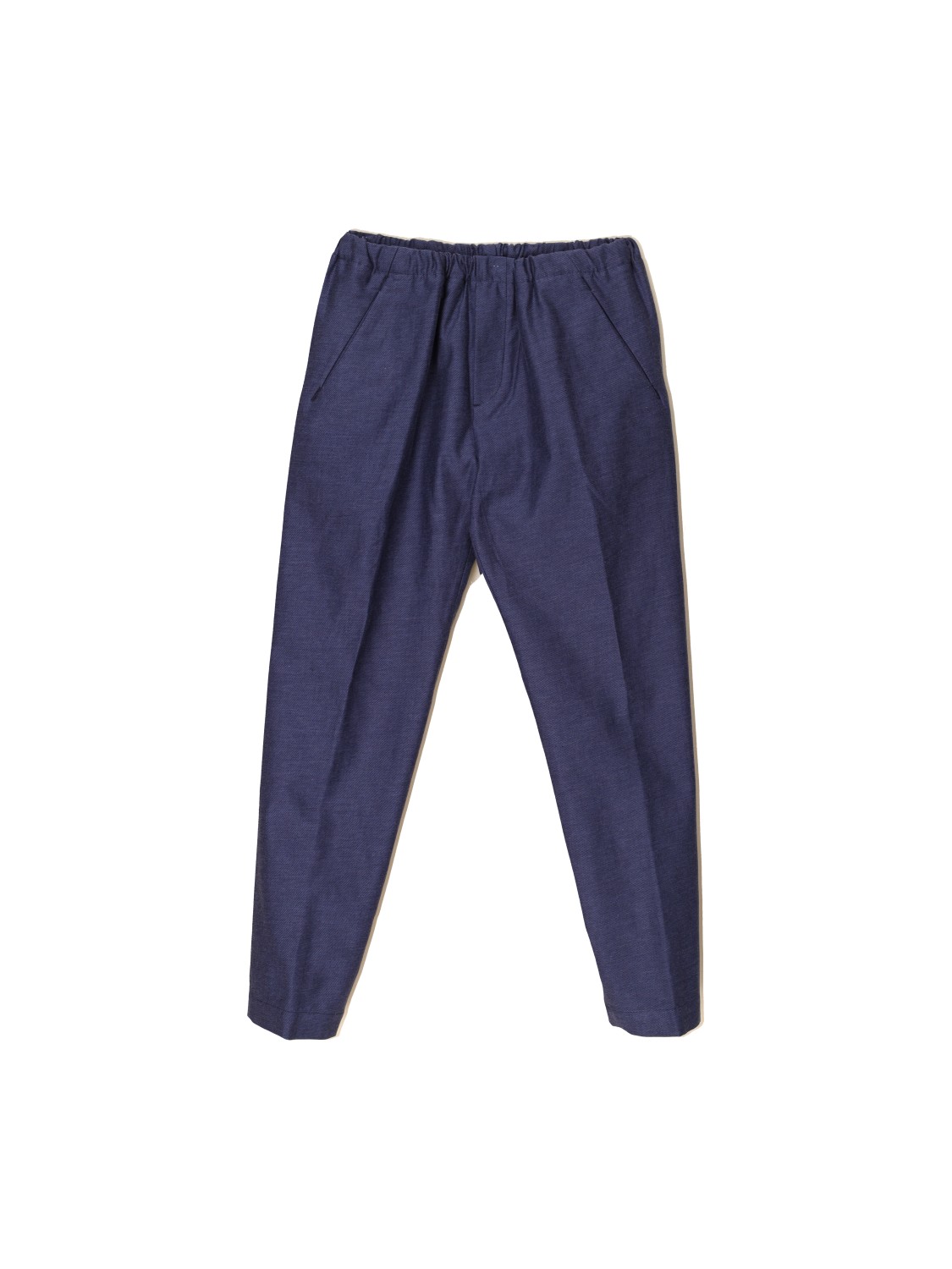 nine in the morning Mirko – relaxed linen trousers  marine 48