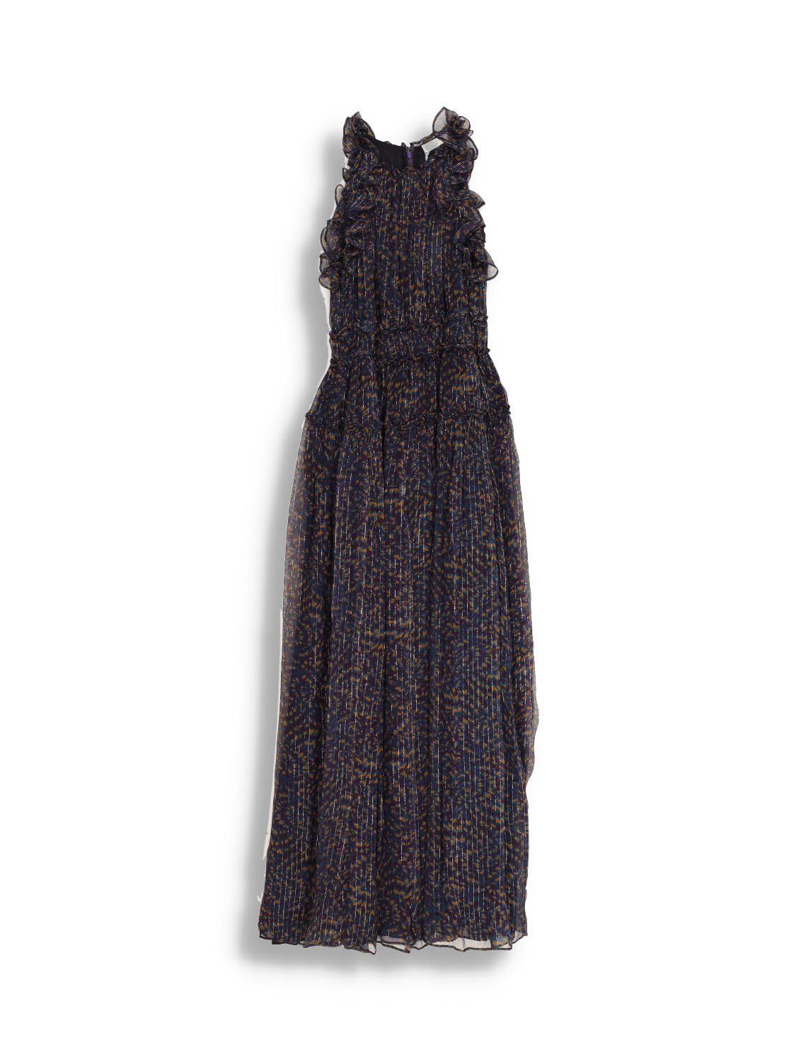 Lirra - Short Sleeved Silk Maxi Dress