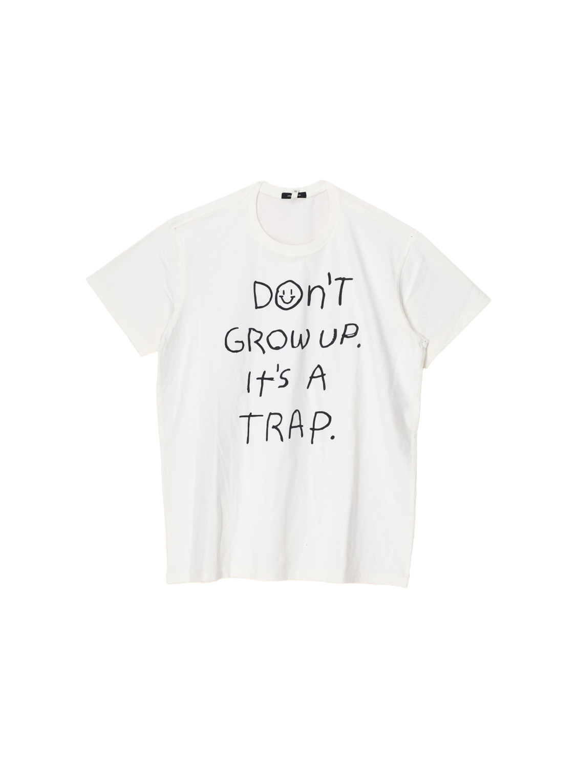 Don't grow up – cotton shirt with print 